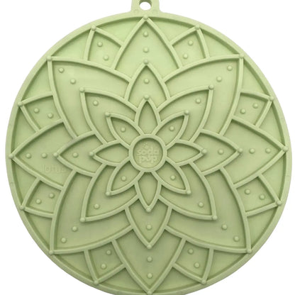 SodaPup Lotus Emat Enrichment Lick Mat with Suction Cups