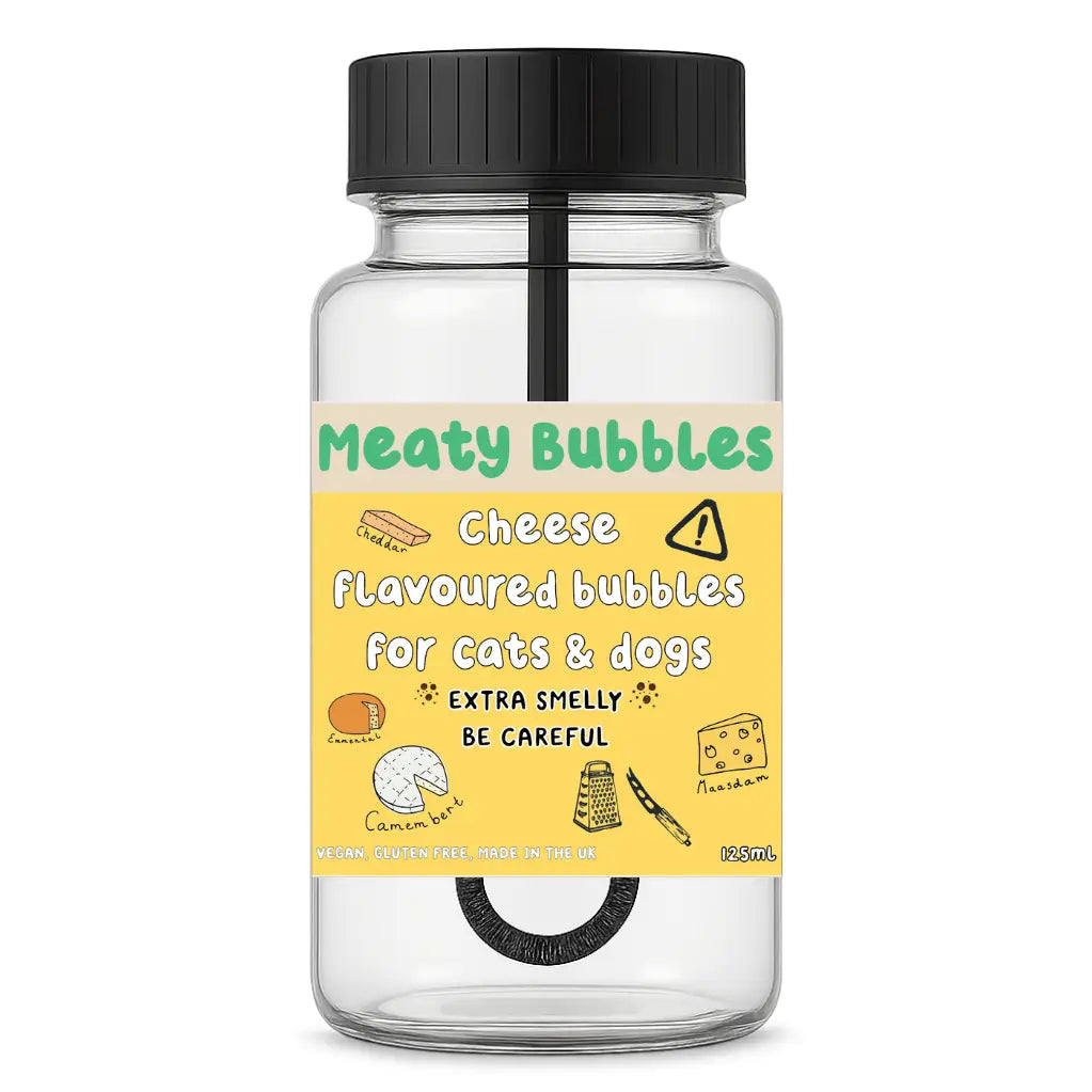Meaty Bubbles For Dogs & Cats Cheese 125ml