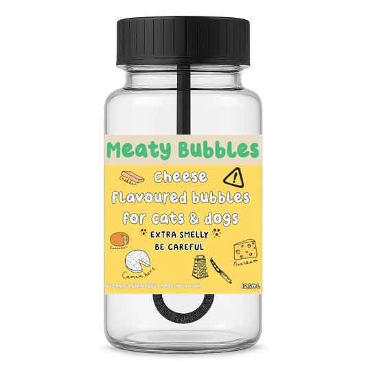 Meaty Bubbles For Dogs & Cats Cheese 125ml