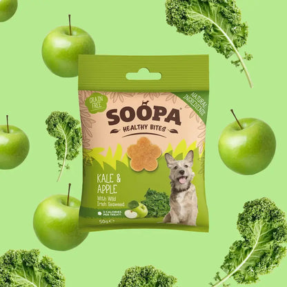 Soopa Kale & Apple Dog Treats 50g