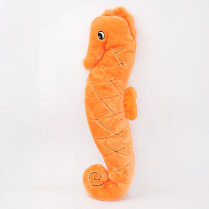Zippy Paws Jigglerz - Giant Seahorse Squeaky Dog Toy