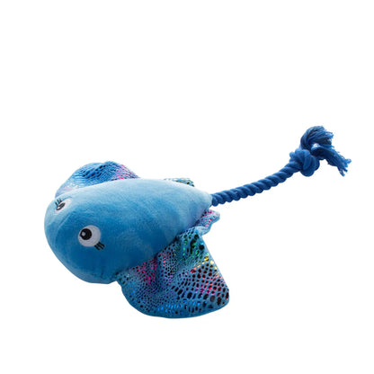 Sting Ray Plush & Rope Tug Dog Toy