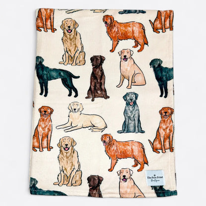Paw Print Boutique The Labrador / Retriever Dog Towel