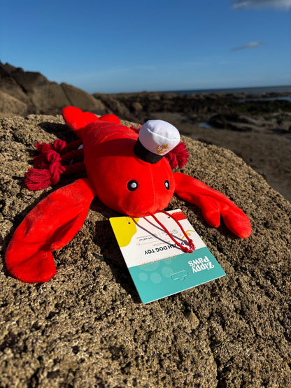 ZippyPaws Luca Lobster - Squeaker & Crinkle Playful Pal Dog Toy