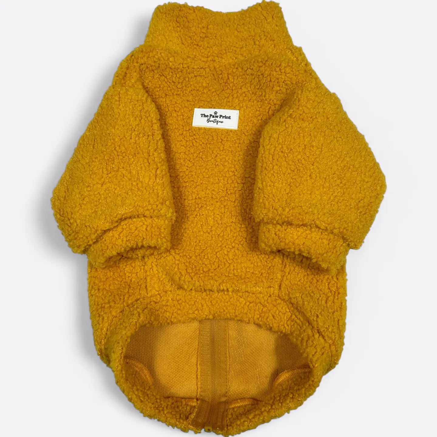 Paw Print Boutique Dog Fleece Mustard 5XL
