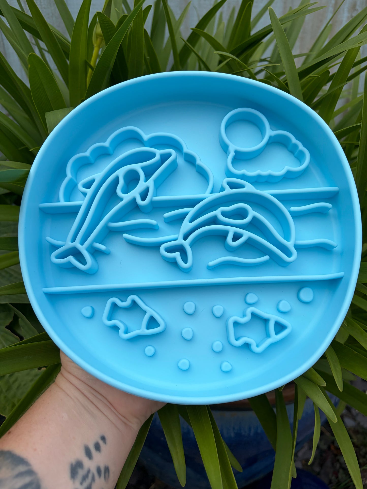 Blue Dolphin Licki Mat & Slow Feeder Bowl