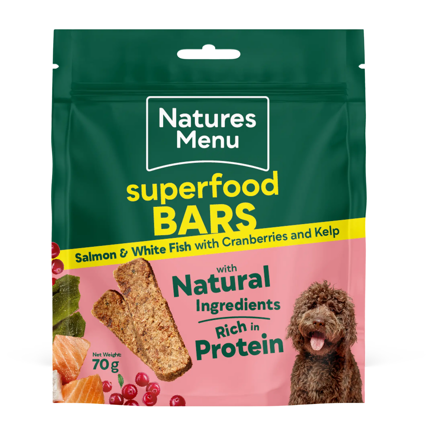 Natures Menu Fish SuperFood Bars For Dogs 70g