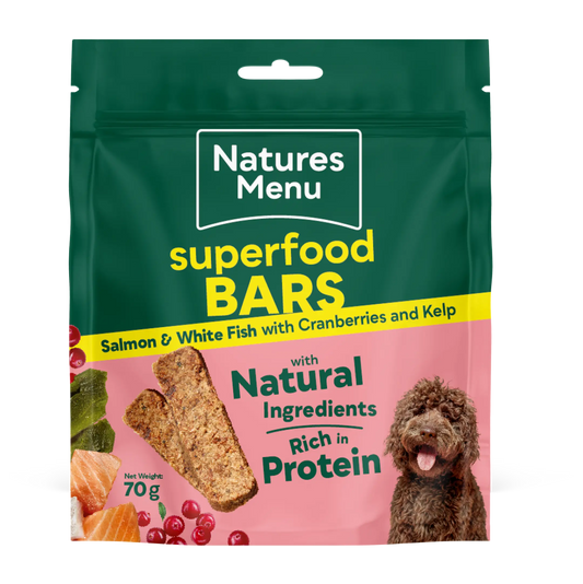 Natures Menu Fish SuperFood Bars For Dogs 70g