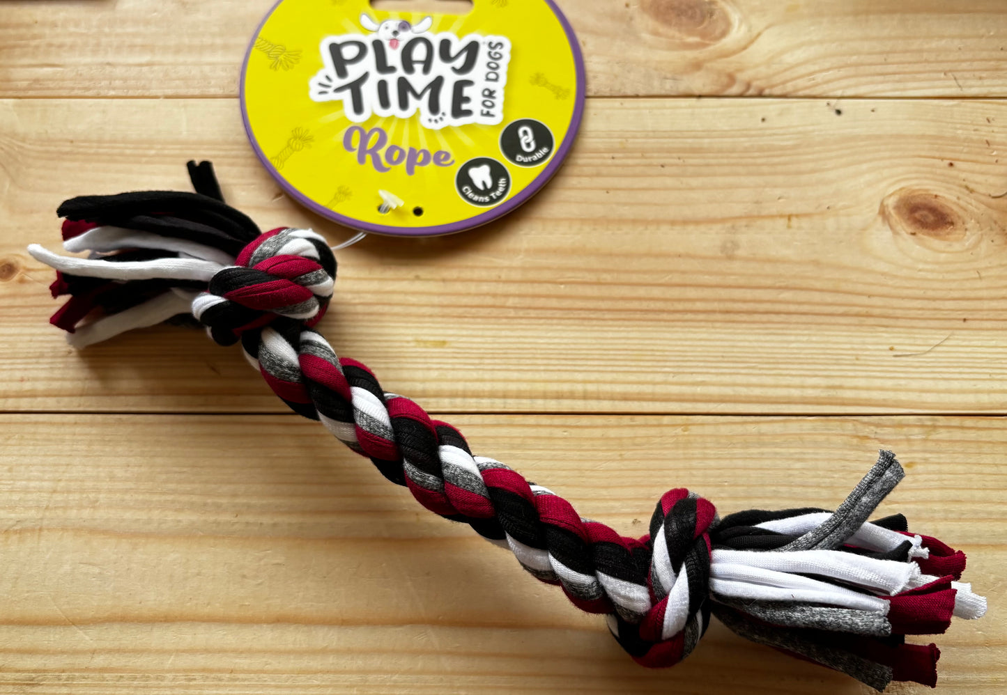 Playtime For Dogs Multi-Coloured Rope Dog Toy