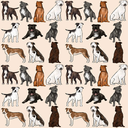 Paw Print Boutique Breed Design Dog Fleece Blankets