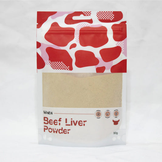 Waita Freeze Dried Beef Liver Powder 90g Food Topper For Dogs & Cats