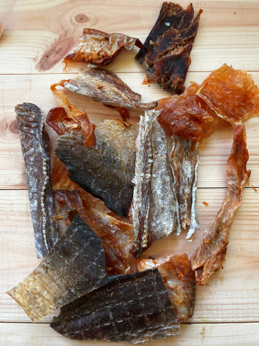 Unique Mixed Fish Fillet Pieces For Dogs & Cats 50g or 100g