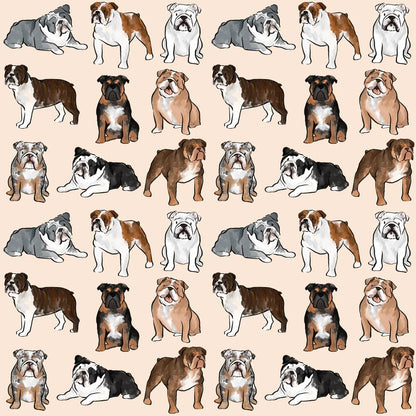 Paw Print Boutique Breed Design Dog Fleece Blankets