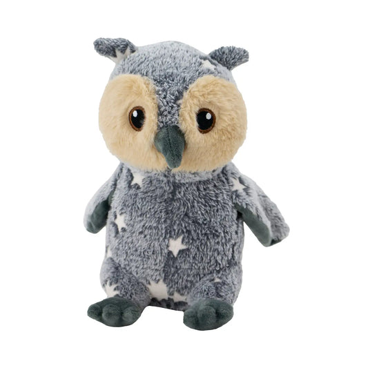 Cuddle Glow in the Dark Plush Owl Dog Toy