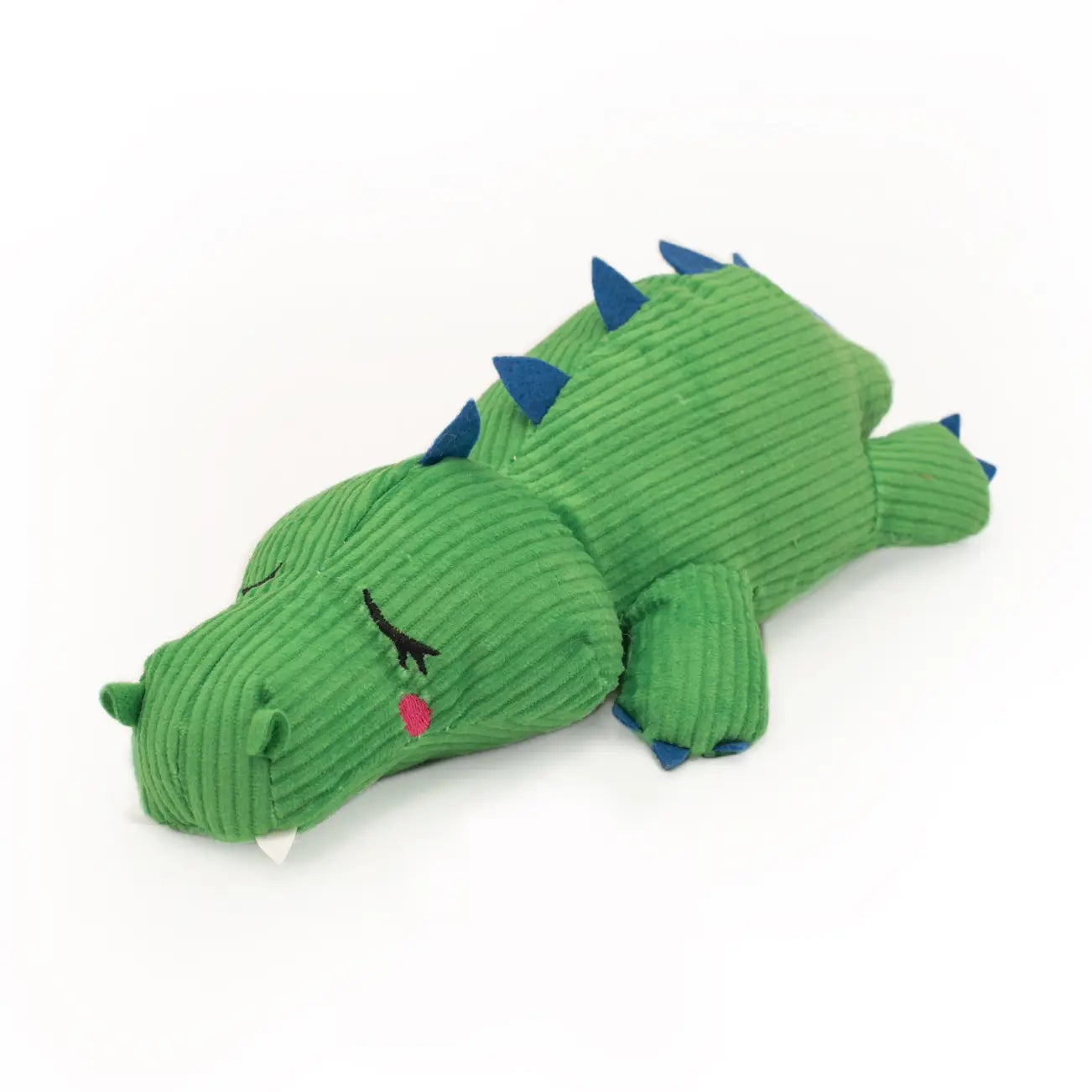 ZippyPaws Snooziez With Shhqueaker Alligator Silent Dog Toy