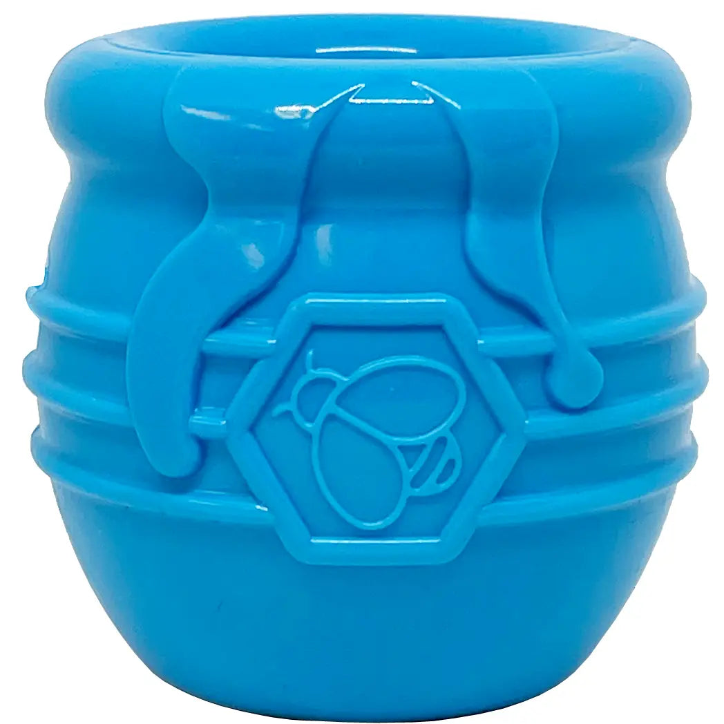 SodaPup HoneyPot XL Enrichment Treat Dispenser & Licki Pot - Blue