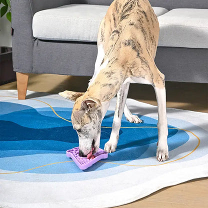 Hugsmart Pet - Dog Bowl Pet Lick Mat | Ice-Cream Slowfeeder