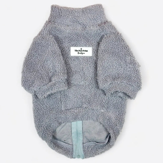 Paw Print Boutique Dog Fleece Grey