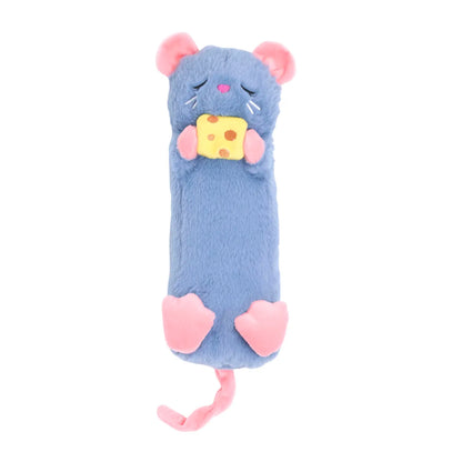 ZippyPaws Snooziez With Shhhqueaker - Silent Squeaker Toy For Dogs - 
Mouse