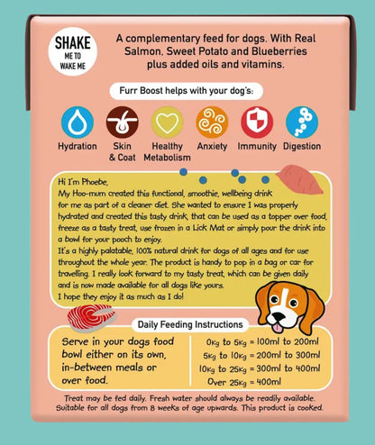 Furr Boost - Salmon, Sweet Potato and Blueberry 400ml