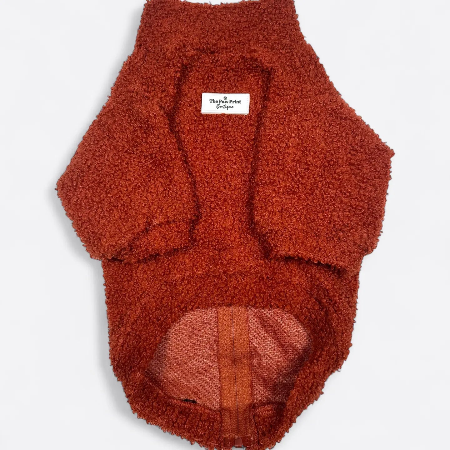 Paw Print Boutique Dog Fleece Burnt Orange