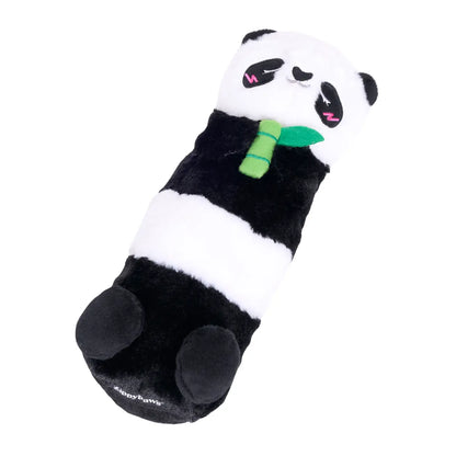 ZippyPaws Snooziez With Shhhqueaker - Silent Squeaker Toy For Dogs - Panda
