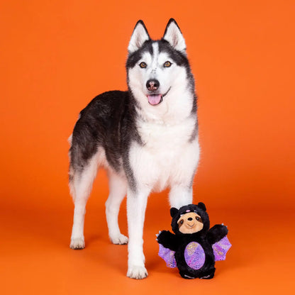 Sloth Bat Plush Squeaky & Crinkle Dog Toy