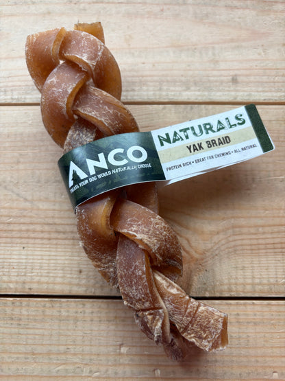 Medium Yak Meat Braid Natural Chew For Dogs