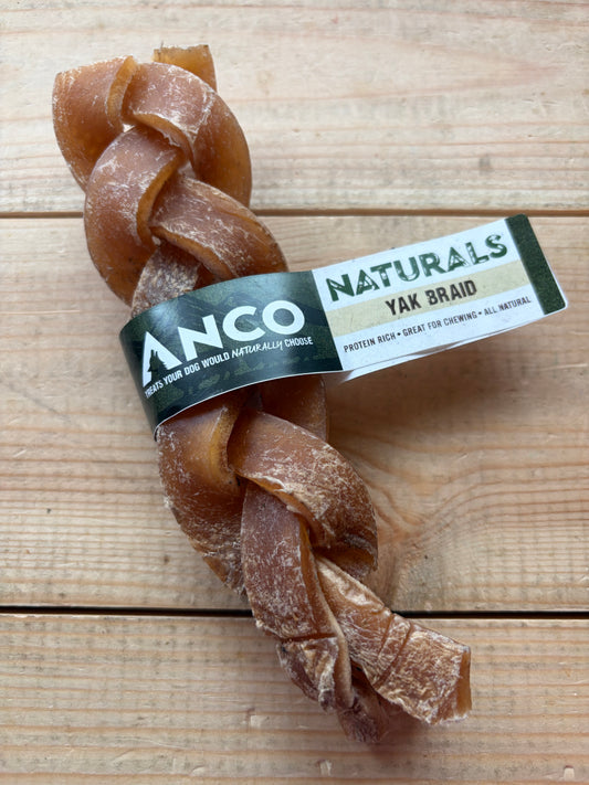 Medium Yak Meat Braid Natural Chew For Dogs