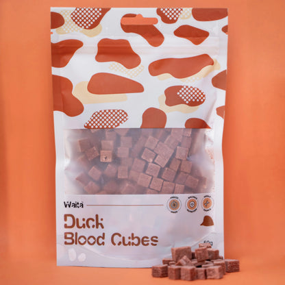 Waita Freeze Dried Duck Blood Cubes 50g For Dogs & Cats