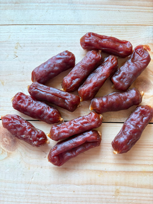 Pure Lamb Sausages Dog Treats 100g