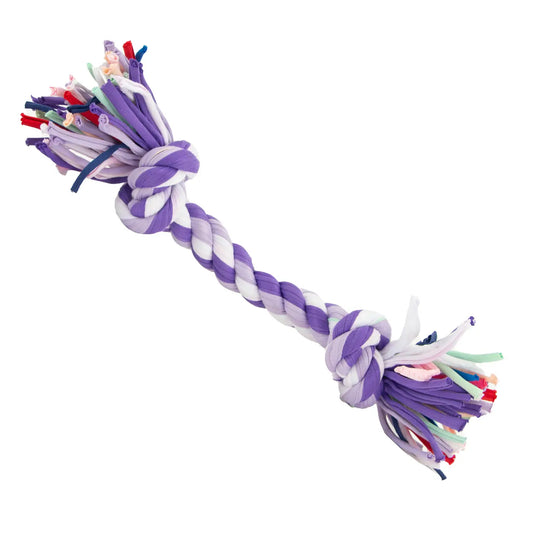 Playtime For Dogs Large Multi-Coloured Rope Dog Tug Toy