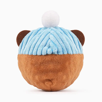 Christmas Otter Squeaky Ball Dog Toy