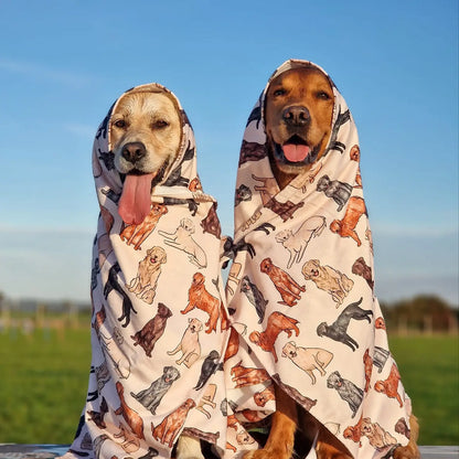 Paw Print Boutique The Labrador / Retriever Dog Towel