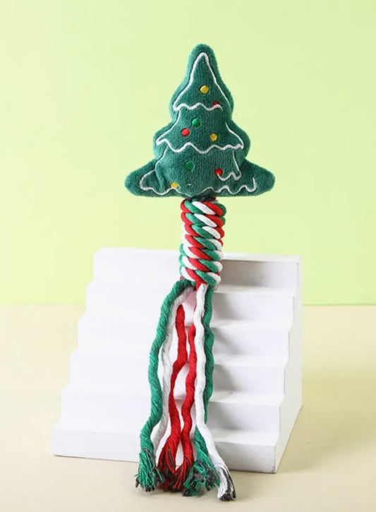 Christmas Tree Rope Toy