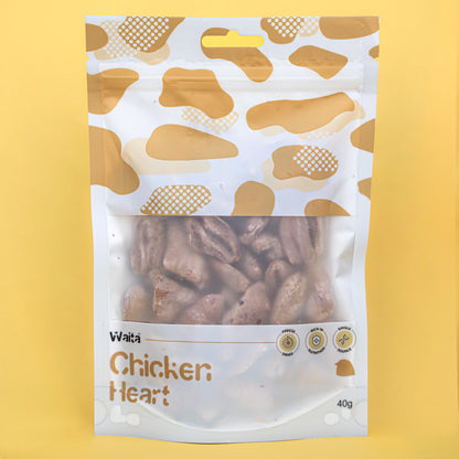 Waita Freeze Dried Chicken Heart 40g For Cats & Dogs