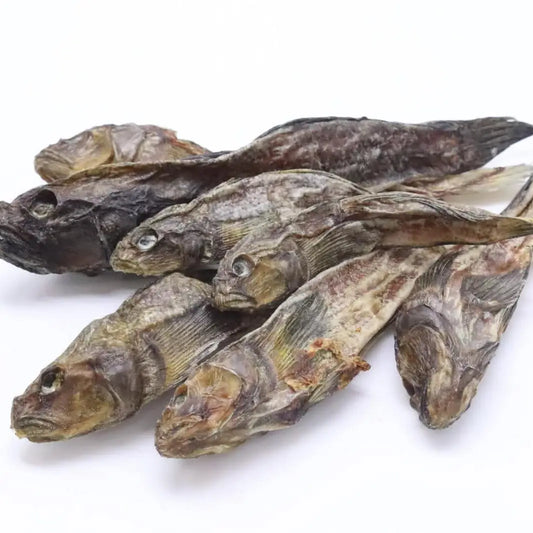Whole Air Dried Goby Fish Single Fish or 50g portions For Dogs