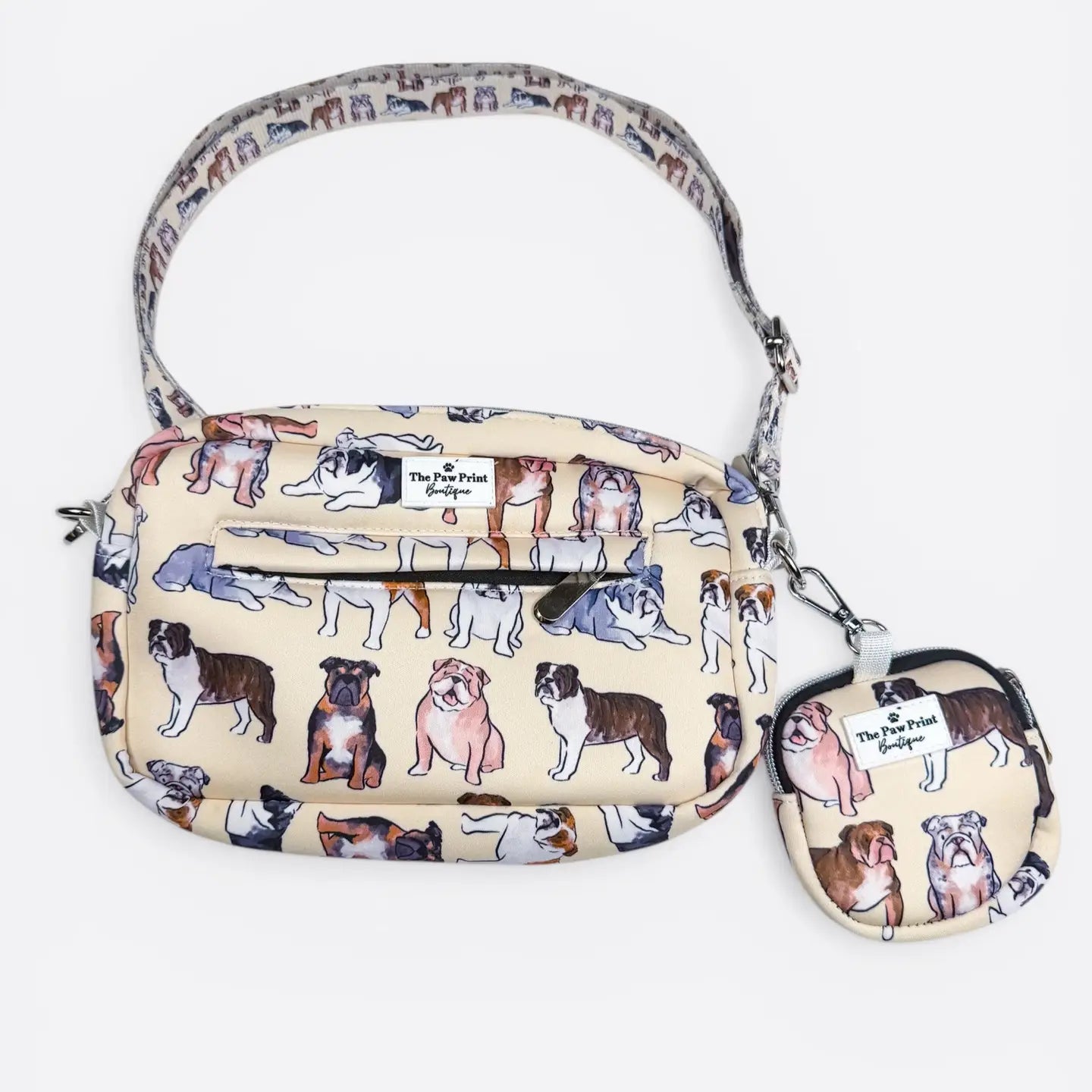 Breed Themed Dog Walking Bag With Treat Pouch