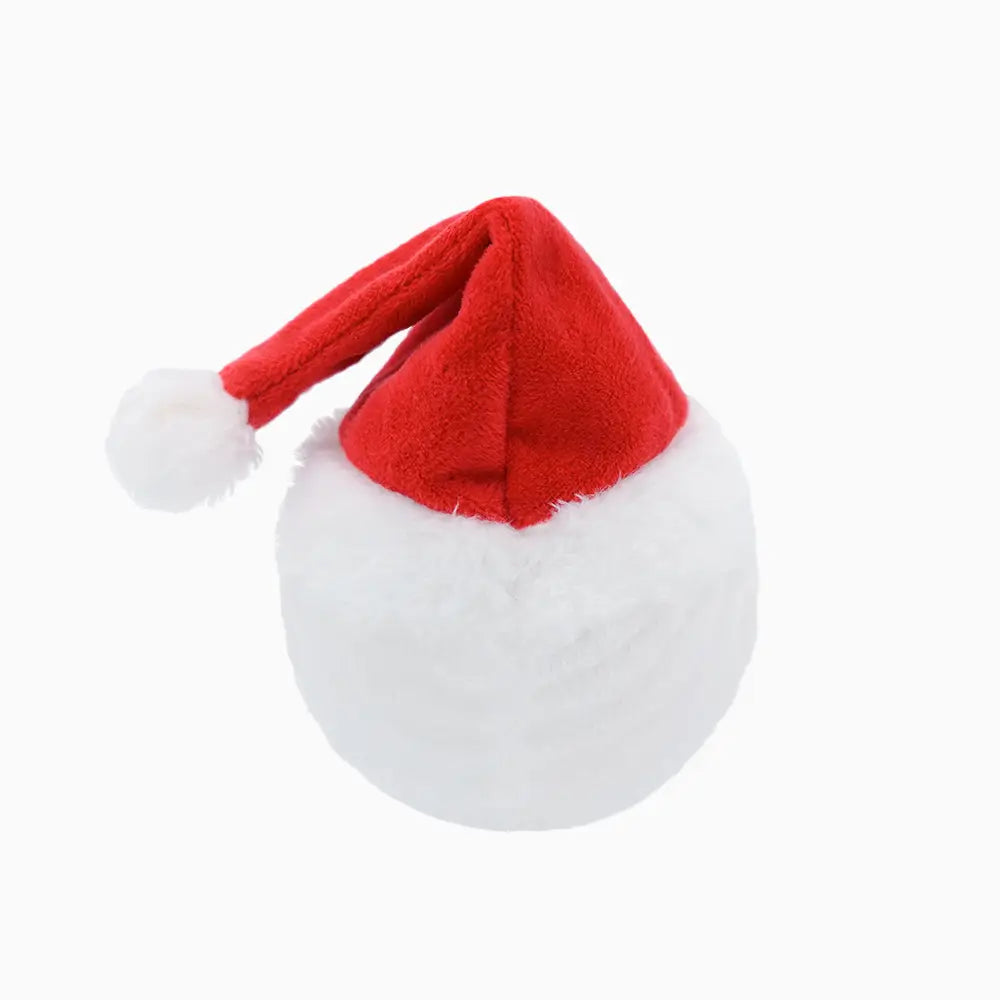 Christmas Santa Squeaky Dog Ball Toy