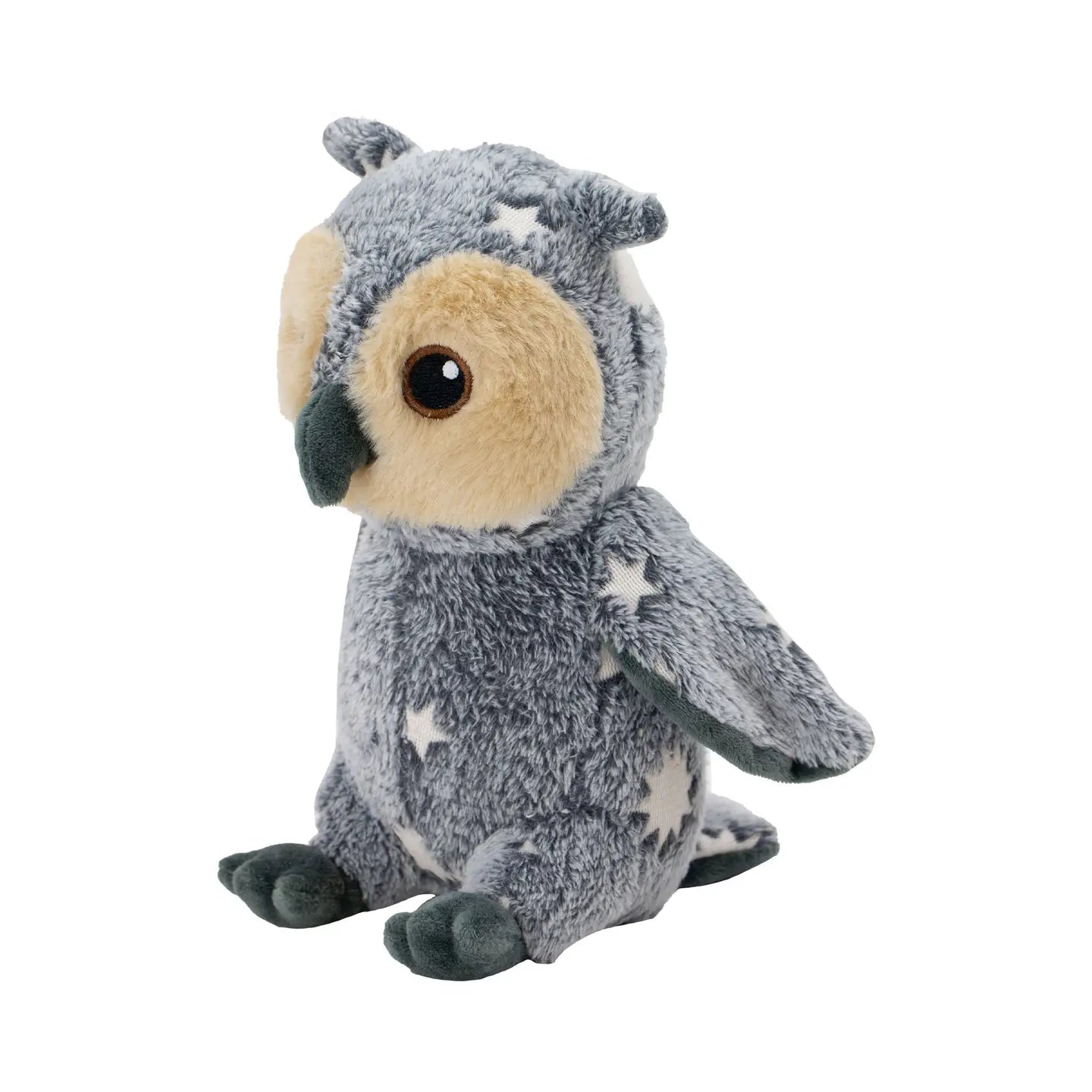 Cuddle Glow in the Dark Plush Owl Dog Toy