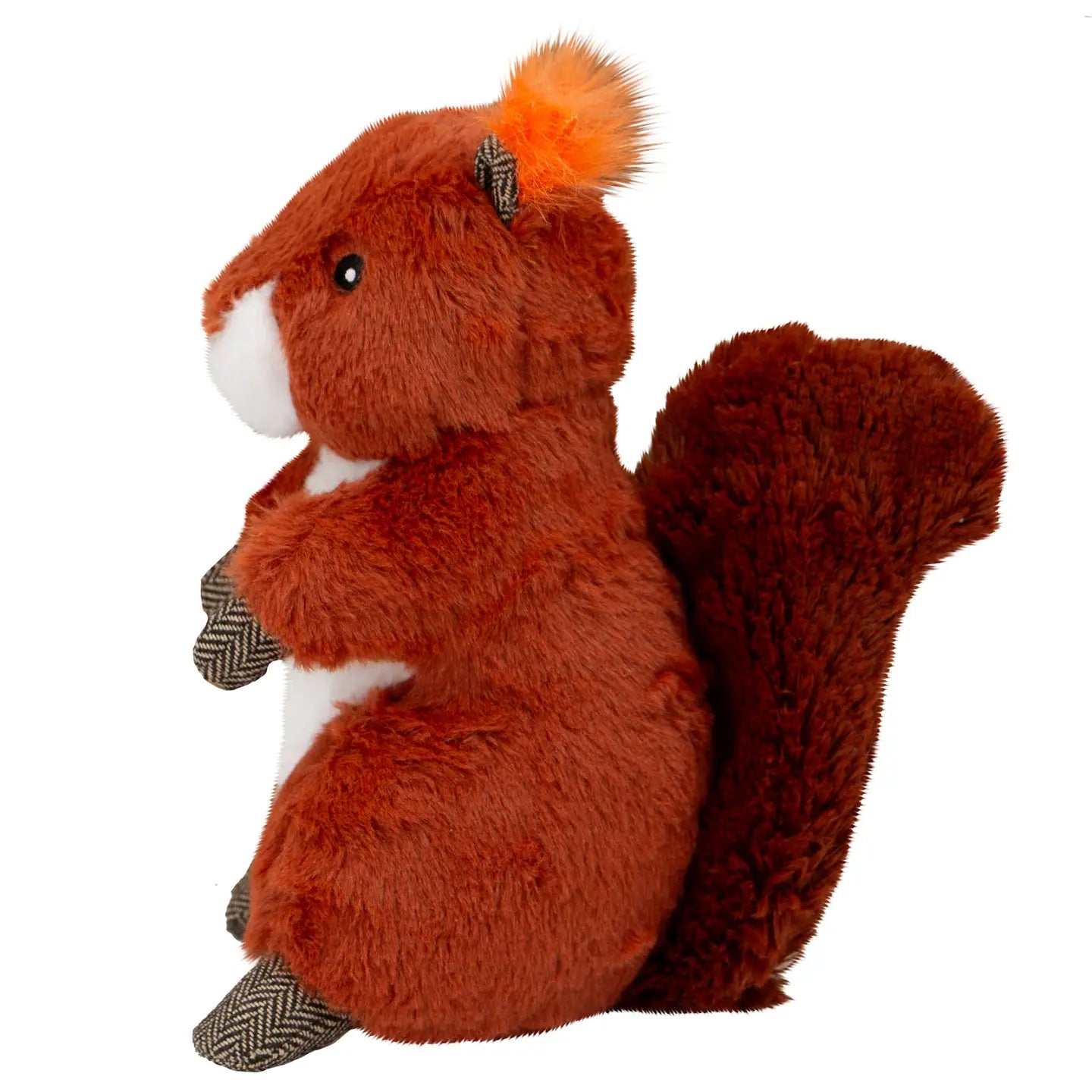 Samantha Squirrel Dog Toy with Squeak & Crinkle