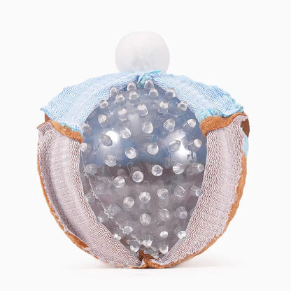 Christmas Otter Squeaky Ball Dog Toy