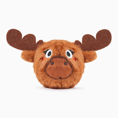 Christmas Moose Dog Ball Toy