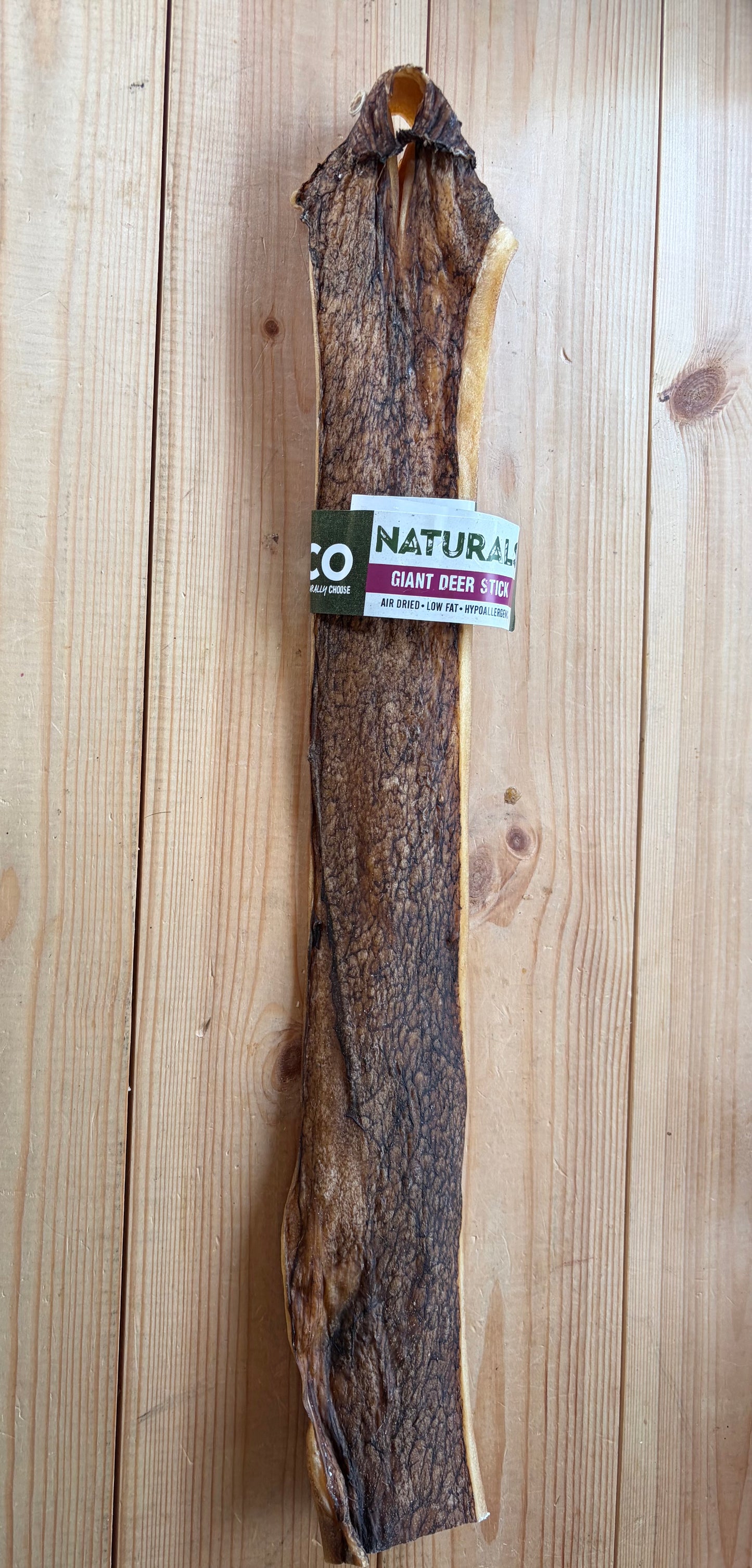 BUY ONE GET ONE HALF PRICE Giant Venison Skin Chew For Dogs