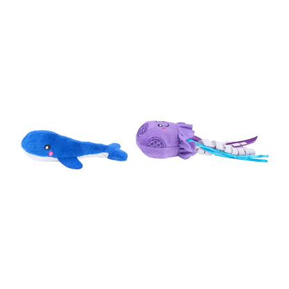 Zippyclaws Mesh Mate Jellyfish or Whale Catnip Cat Toy