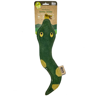 Sonny Snake- Eco Leather Dog Toy