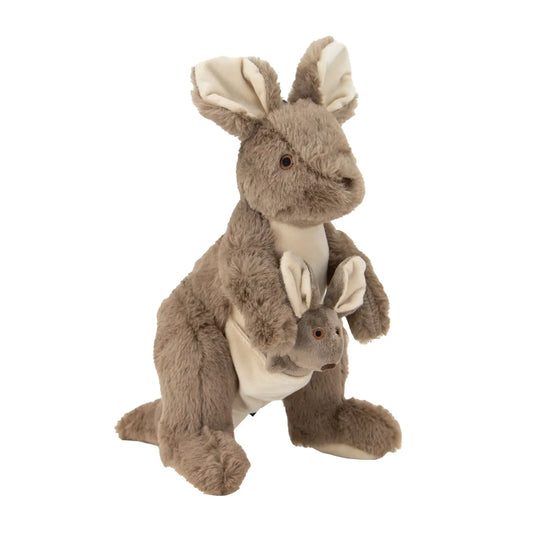 Kangaroo & Joey Cuddle & Forage Dog Toy