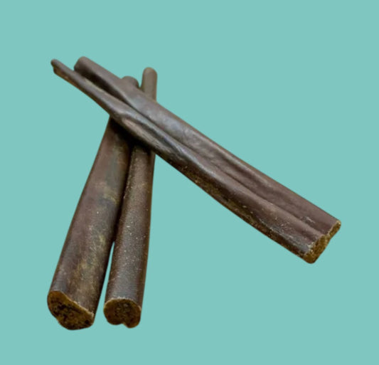 New Large Anco Pizzle Filled Buffalo Collagen Chew Natural Dog Treat