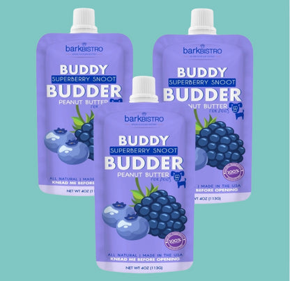 Bark Bistro Superberry Peanut Butter Single Squeeze Pouch 113g