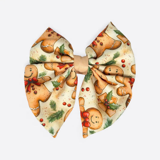 Gingerbread Dog Bow Tie